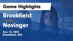 Brookfield  vs Novinger   Game Highlights - Jan. 13, 2022