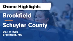 Brookfield  vs Schuyler County Game Highlights - Dec. 2, 2023