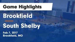 Brookfield  vs South Shelby Game Highlights - Feb 7, 2017