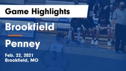 Brookfield  vs Penney  Game Highlights - Feb. 22, 2021