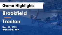 Brookfield  vs Trenton  Game Highlights - Dec. 18, 2023