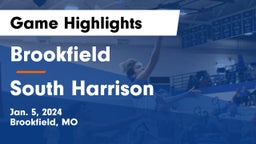 Brookfield  vs South Harrison  Game Highlights - Jan. 5, 2024