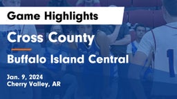 Cross County  vs Buffalo Island Central  Game Highlights - Jan. 9, 2024