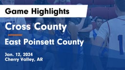 Cross County  vs East Poinsett County  Game Highlights - Jan. 12, 2024