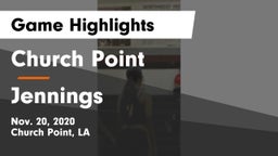 Church Point  vs Jennings  Game Highlights - Nov. 20, 2020