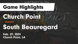 Church Point  vs South Beauregard  Game Highlights - Feb. 29, 2024