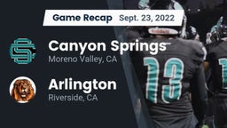 Recap: Canyon Springs  vs. Arlington  2022