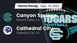 Recap: Canyon Springs  vs. Cathedral City  2023