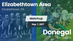 Matchup: Elizabethtown High vs. Donegal  2017
