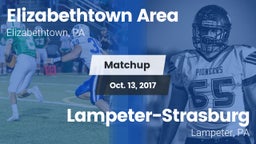 Matchup: Elizabethtown High vs. Lampeter-Strasburg  2017