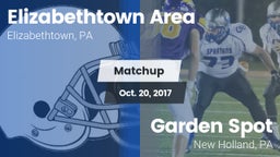 Matchup: Elizabethtown High vs. Garden Spot  2017