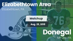 Matchup: Elizabethtown High vs. Donegal  2018