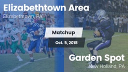 Matchup: Elizabethtown High vs. Garden Spot  2018