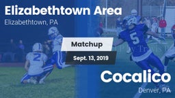 Matchup: Elizabethtown High vs. Cocalico  2019