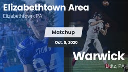 Matchup: Elizabethtown High vs. Warwick  2020