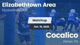 Matchup: Elizabethtown High vs. Cocalico  2020