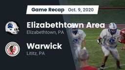 Recap: Elizabethtown Area  vs. Warwick  2020