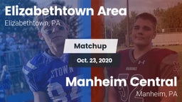 Matchup: Elizabethtown High vs. Manheim Central  2020