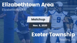 Matchup: Elizabethtown High vs. Exeter Township  2020