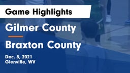 Gilmer County  vs Braxton County  Game Highlights - Dec. 8, 2021