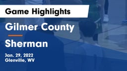 Gilmer County  vs Sherman  Game Highlights - Jan. 29, 2022