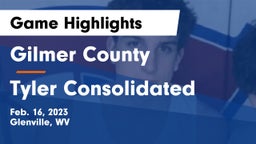 Gilmer County  vs Tyler Consolidated  Game Highlights - Feb. 16, 2023