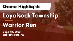 Loyalsock Township  vs Warrior Run  Game Highlights - Sept. 24, 2022