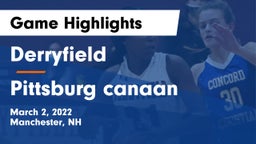 Derryfield  vs Pittsburg canaan Game Highlights - March 2, 2022