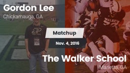 Matchup: Gordon Lee High vs. The Walker School 2016