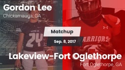 Matchup: Gordon Lee High vs. Lakeview-Fort Oglethorpe  2017