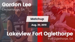 Matchup: Gordon Lee High vs. Lakeview Fort Oglethorpe  2019