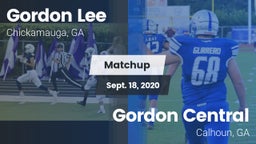 Matchup: Gordon Lee High vs. Gordon Central   2020