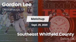 Matchup: Gordon Lee High vs. Southeast Whitfield County 2020