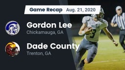 Recap: Gordon Lee  vs. Dade County  2020
