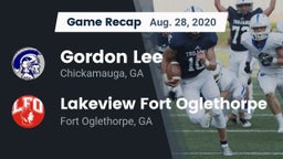 Recap: Gordon Lee  vs. Lakeview Fort Oglethorpe  2020