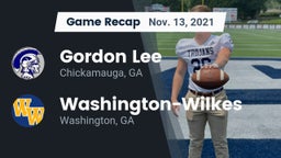 Recap: Gordon Lee  vs. Washington-Wilkes  2021