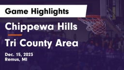 Chippewa Hills  vs Tri County Area  Game Highlights - Dec. 15, 2023