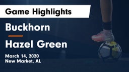 Buckhorn  vs Hazel Green  Game Highlights - March 14, 2020