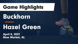 Buckhorn  vs Hazel Green  Game Highlights - April 8, 2022