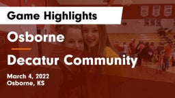 Osborne  vs Decatur Community  Game Highlights - March 4, 2022