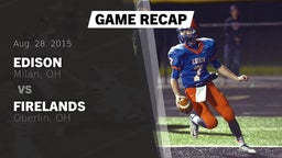 Recap: Edison  vs. Firelands 2015