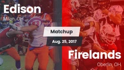Matchup: Edison  vs. Firelands  2017