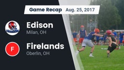 Recap: Edison  vs. Firelands  2017
