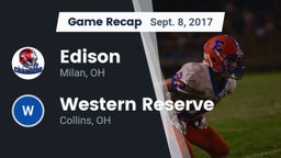 Recap: Edison  vs. Western Reserve  2017