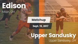 Matchup: Edison  vs. Upper Sandusky  2017