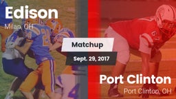 Matchup: Edison  vs. Port Clinton  2017