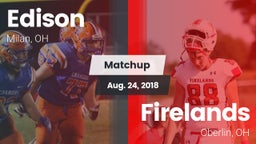 Matchup: Edison  vs. Firelands  2018