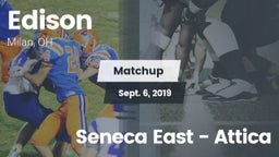 Matchup: Edison  vs. Seneca East  - Attica 2019