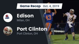 Recap: Edison  vs. Port Clinton  2019