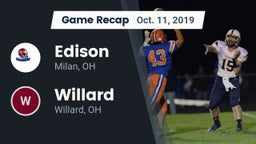 Recap: Edison  vs. Willard  2019